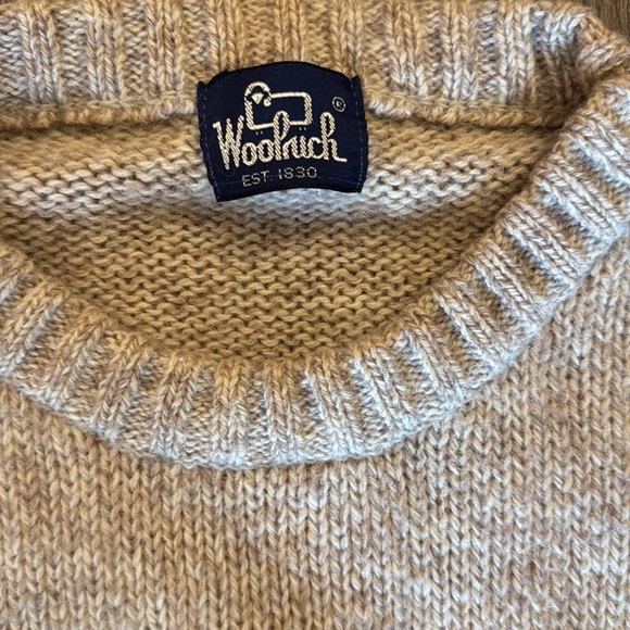 Vintage Woolrich men’s marled wool sweater, distressed - Picture 4 of 8